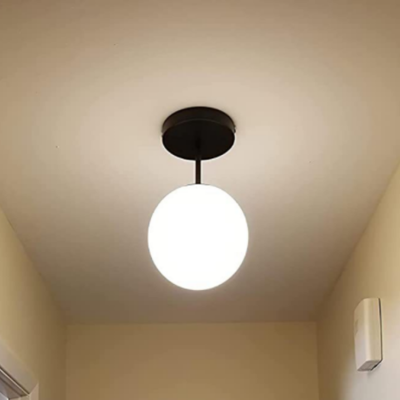 Valentina Modern LED Ceiling Lamp, Globe, Gold, Bedroom/Living Room