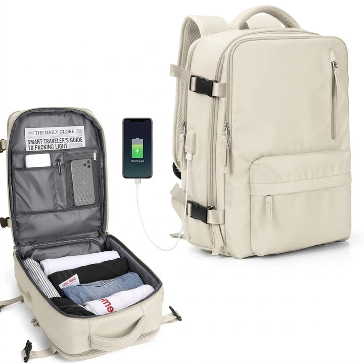 Multi-Compartment Laptop Bag with Adjustable Strap