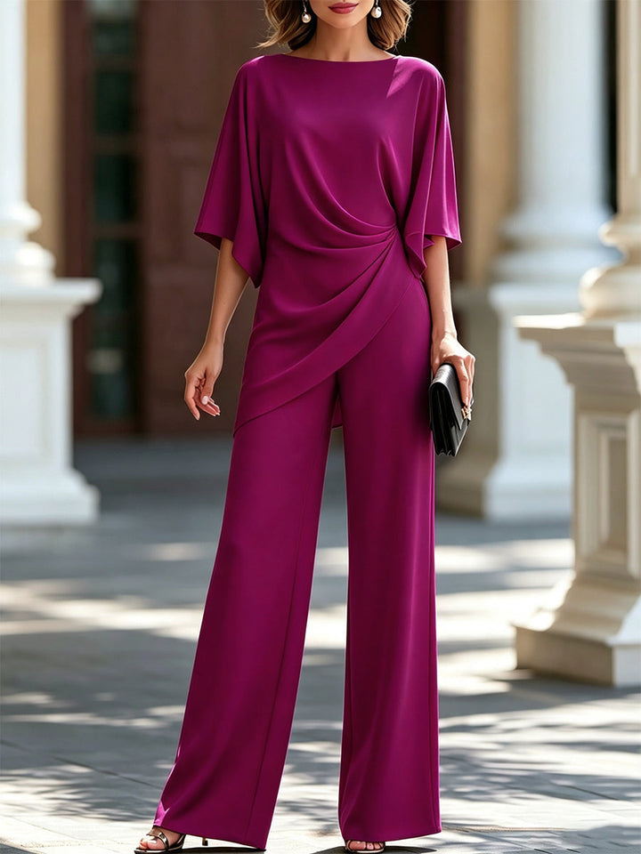 Two-Piece Set with Draped Waist