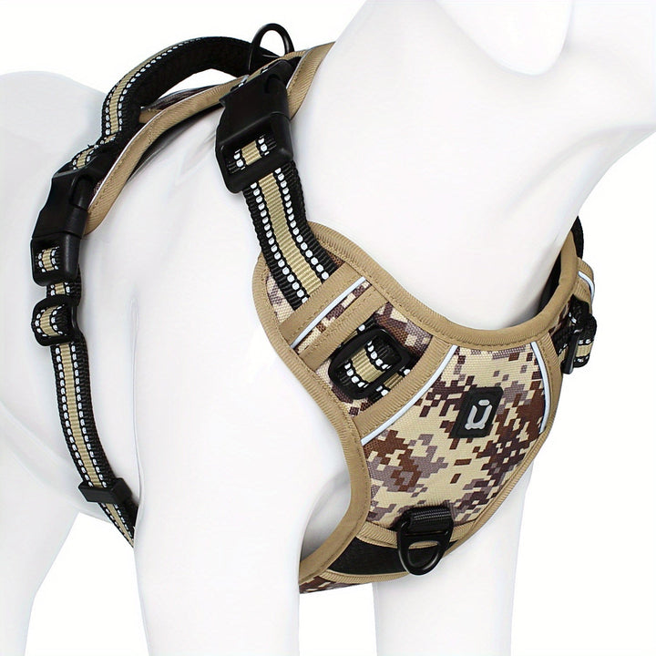 Reflective No-Pull Dog Harness – Easy Walking and Training with Handle