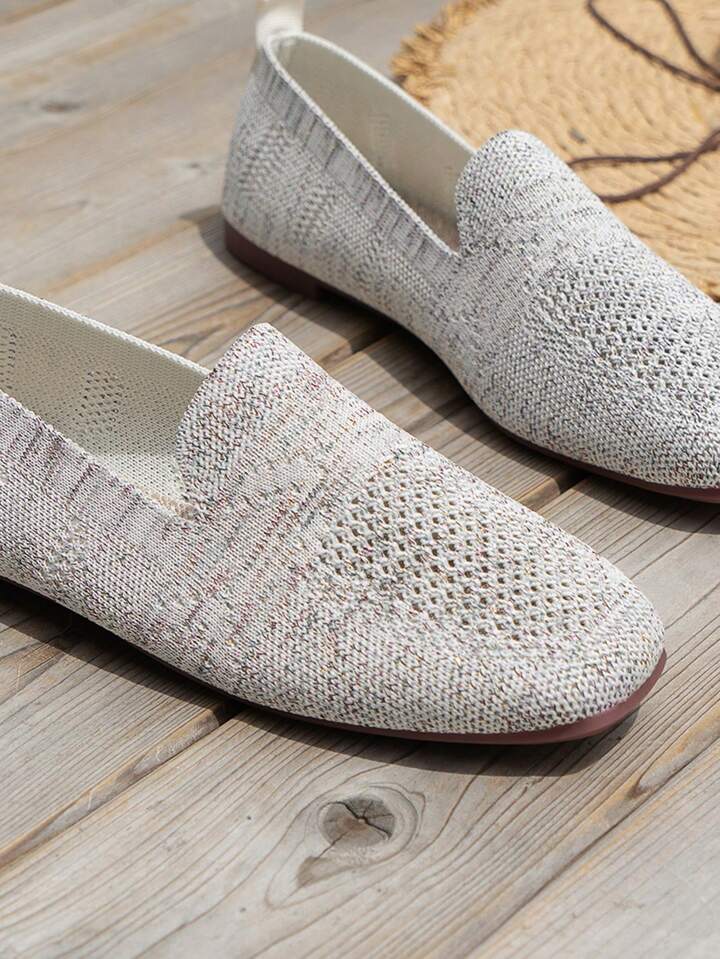 Women's orthopaedic slip-on trainers with soft footbed, breathable mesh