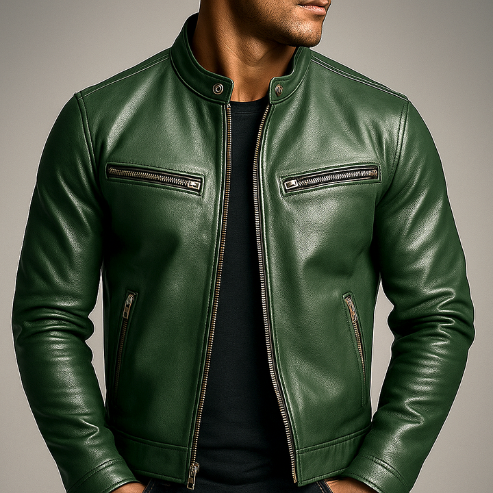 Men's Vintage Leather Jacket – Timeless Style, Top-Quality Craftsmanship