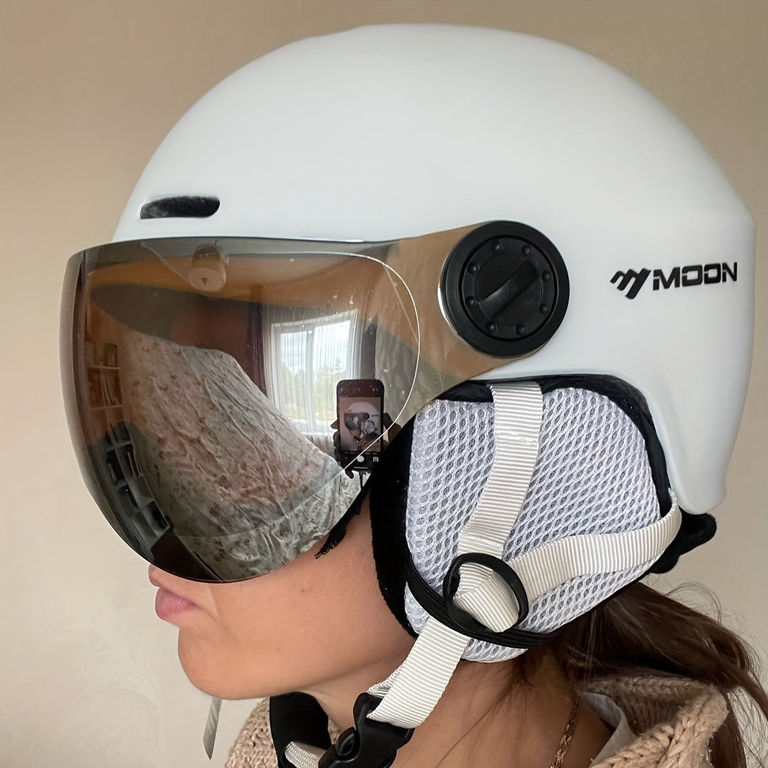 High-Quality Ski Helmet with Removable Parts – Safe and Comfortable for Outdoor Activities