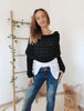 Wrap Scarf with Double Sleeves - Warm Knitted Scarf with Built-In Sleeves
