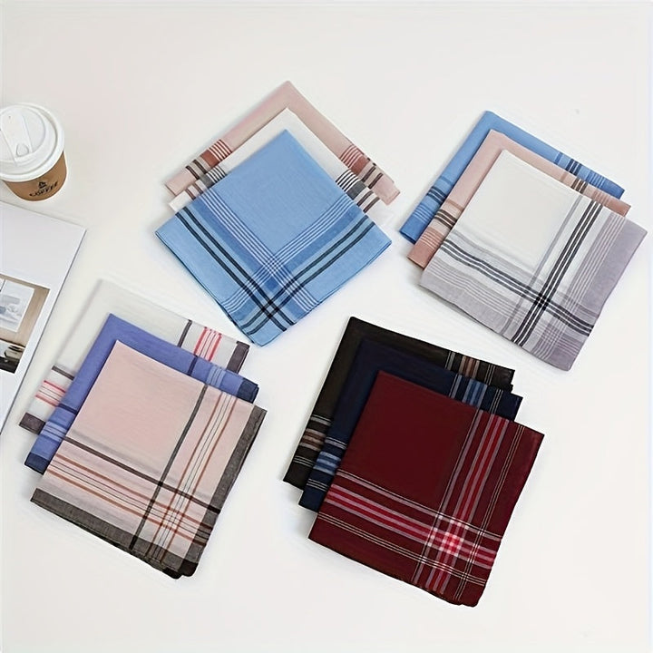 Set of Elegant Cotton Handkerchiefs – Lightweight and Comfortable