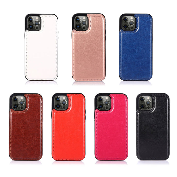 LeatherGuard | Elegant Leather Case with Card Compartments and Magnetic Closure | Vanero