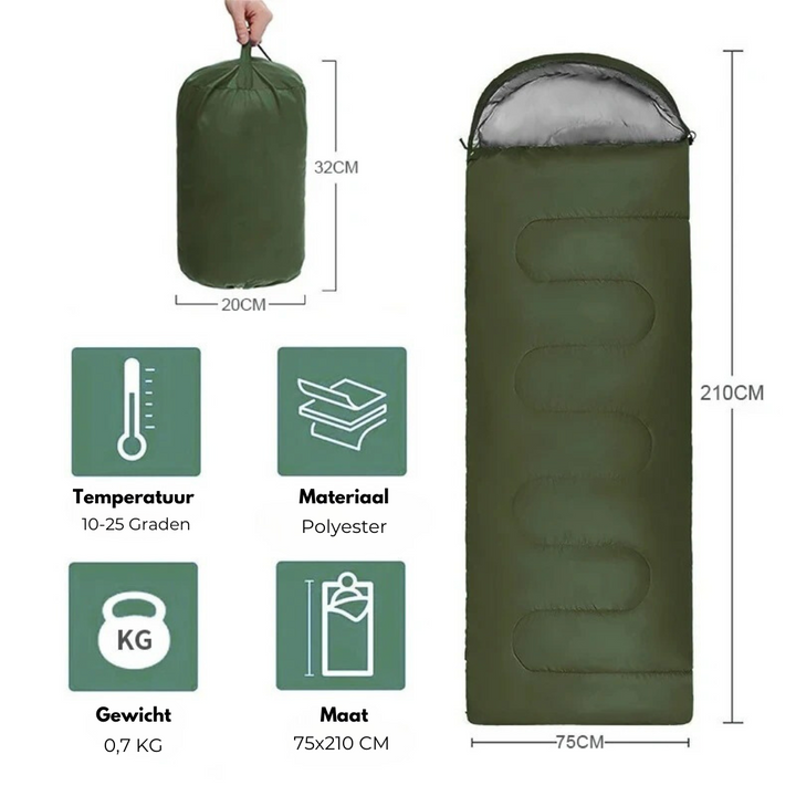 Sleeping Bag for Cold Nights - AdventureSleeper