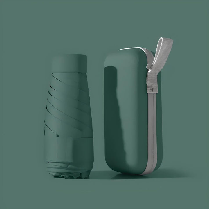 Compact Travel Umbrella And Case