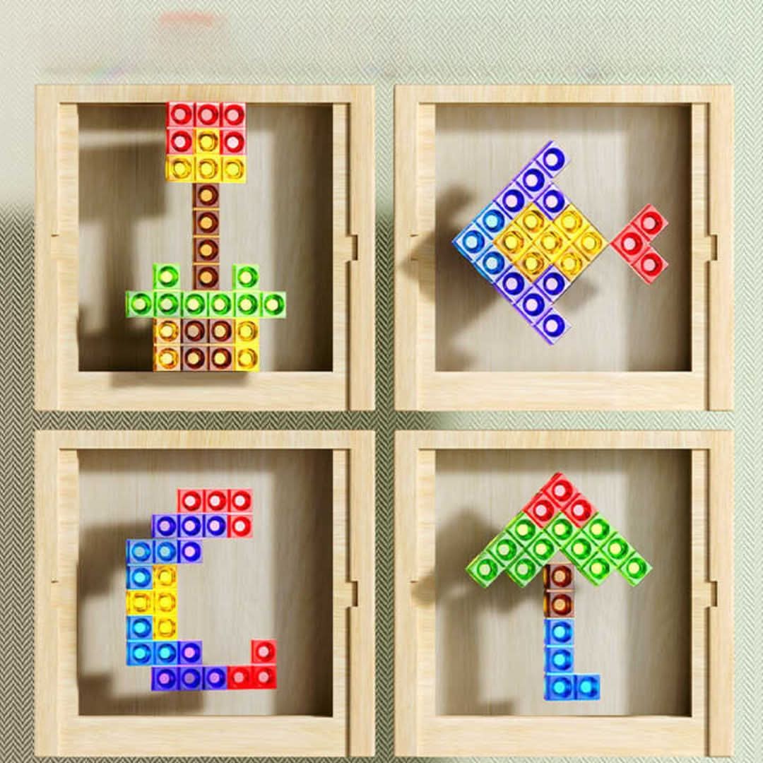 EcoBlock Tetris Board – Sustainable Tetris Puzzle Game for the Whole Family