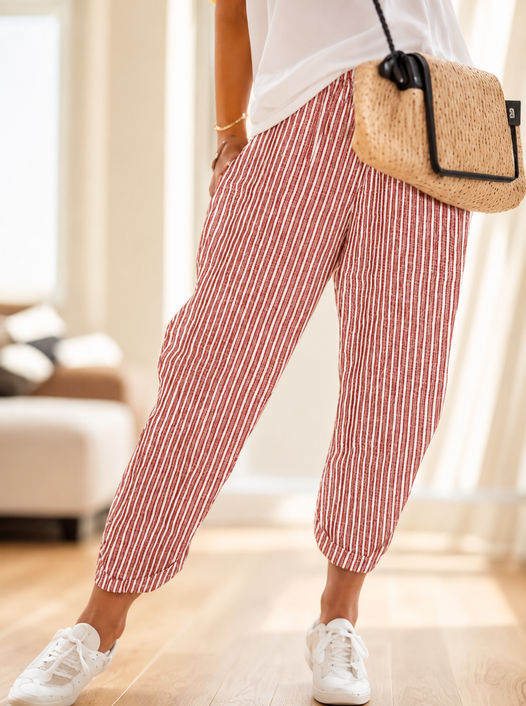 Nora™ | Comfortable Striped Trousers