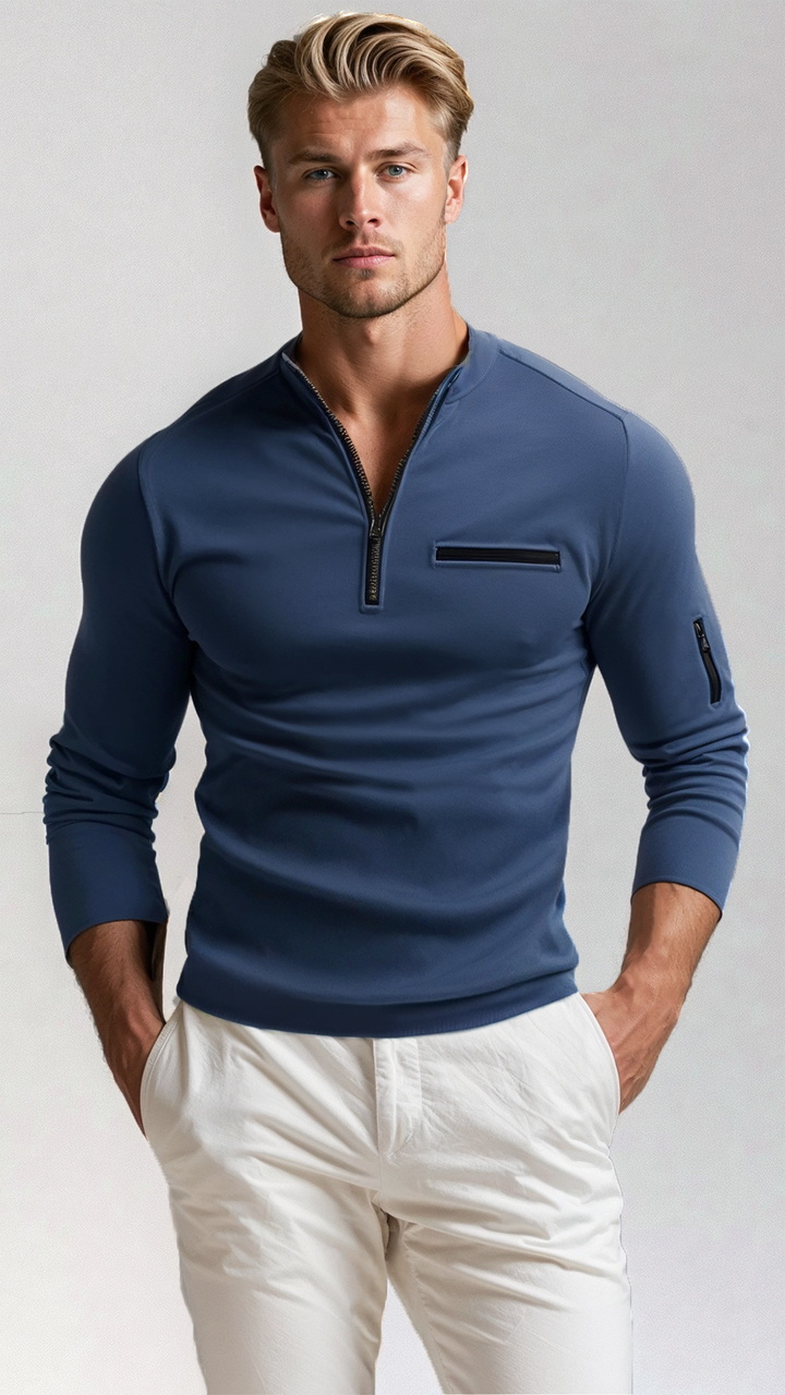 Luxury Men's Zip Jumper - Davy