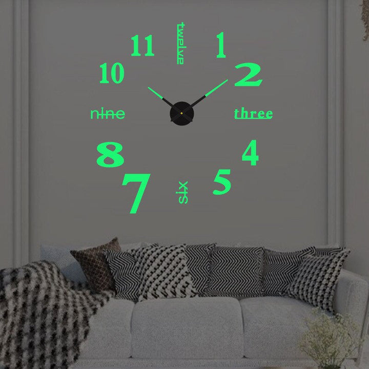 Large Modern-Style Wall Clock