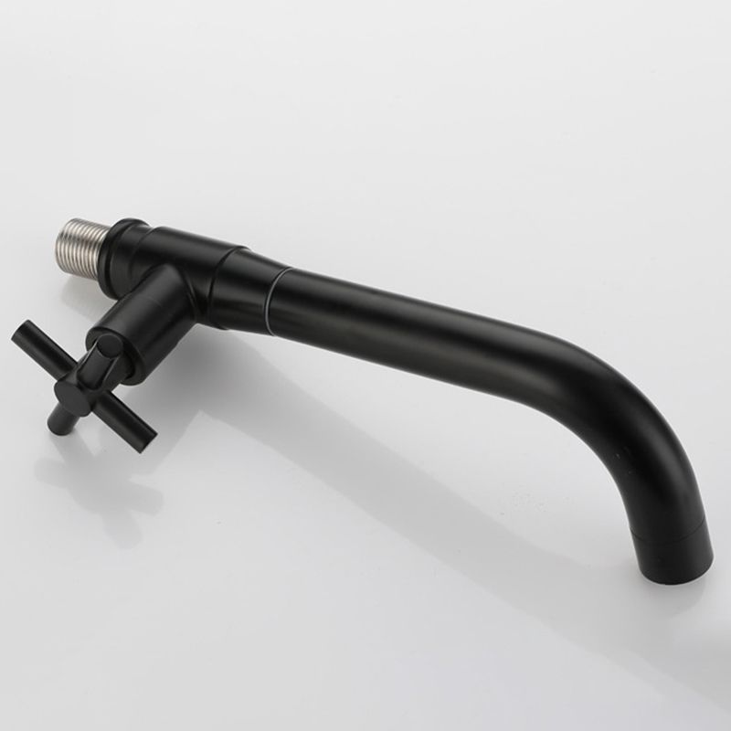 Modern Single-Lever Wall-Mounted Basin Mixer Tap with 1 Hole