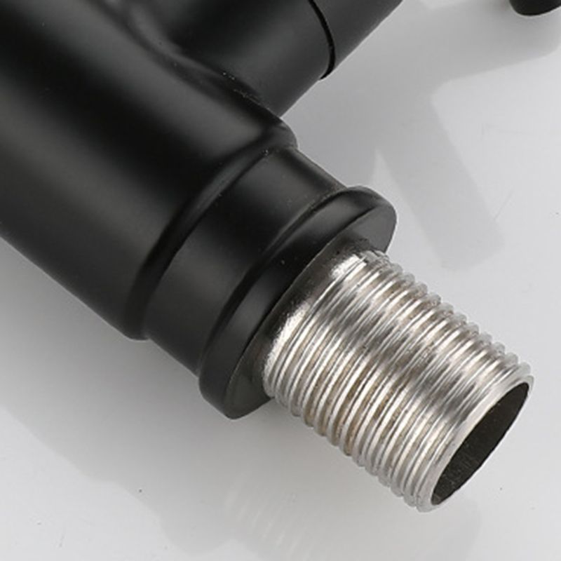 Modern Single-Lever Wall-Mounted Basin Mixer Tap with 1 Hole