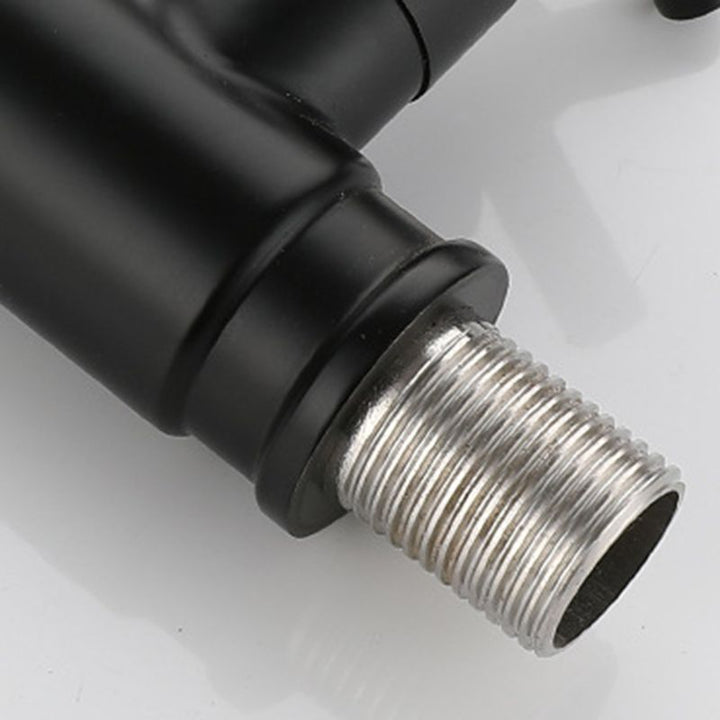 Modern Single-Lever Wall-Mounted Basin Mixer Tap with 1 Hole