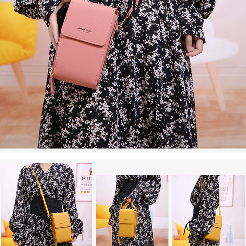 Touchscreen Phone Bag with Wallet Function – Compact Crossbody for Everyday Use
