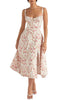 Floral Waist-Shaping Dress