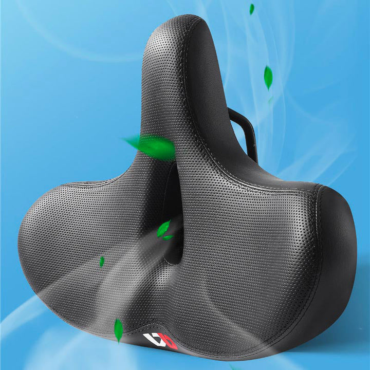Wide Ergonomic Bicycle Saddle with Extra Padding for Optimal Comfort