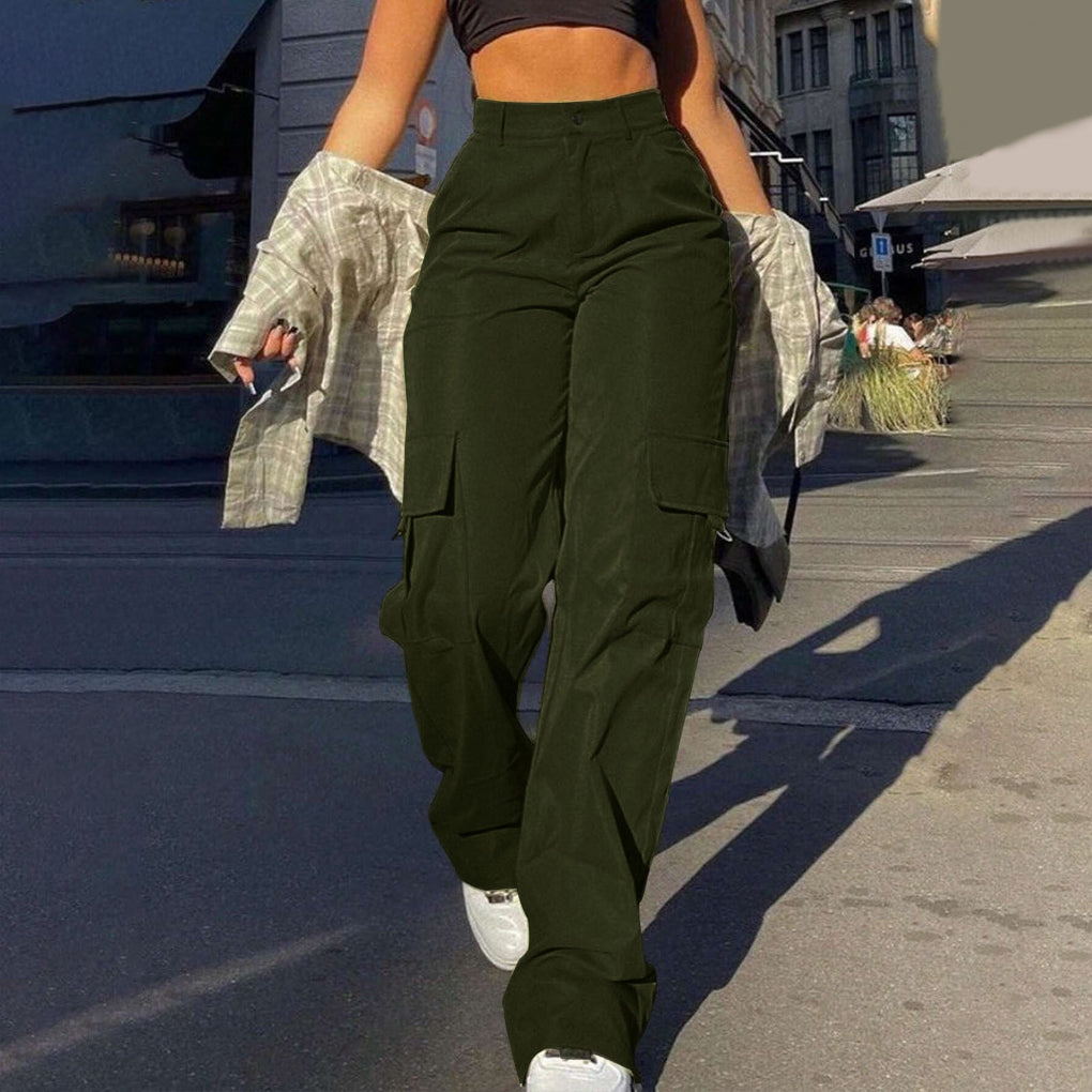 Women’s High Waisted Cargo Pants