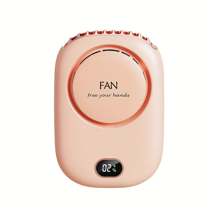 USB Rechargeable Mini Neck Fan – Lightweight with Adjustable Speeds