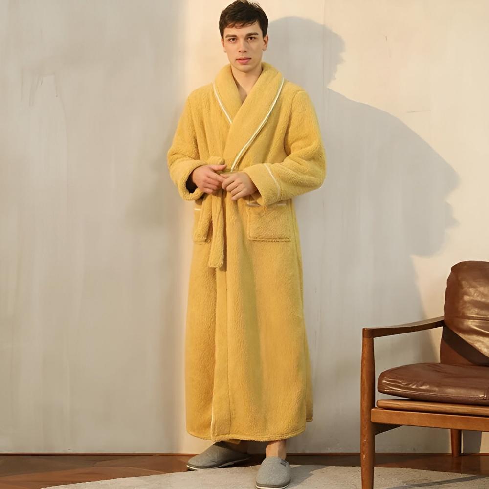 Luxe Fleece Warmth Comfort Bathrobe