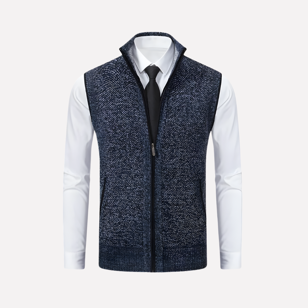 Men’s Vest with Zip Front