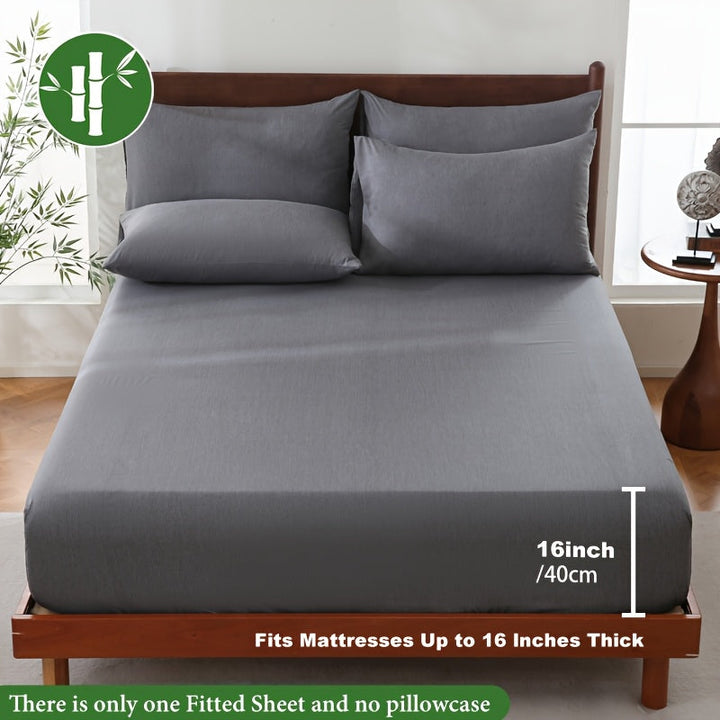 Bamboo Fibre Fitted Sheet Summer Edition – Luxurious Breathable Comfort