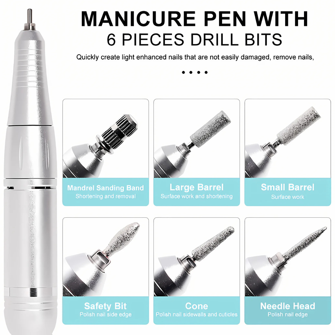 45,000RPM Rechargeable Electric Nail Drill