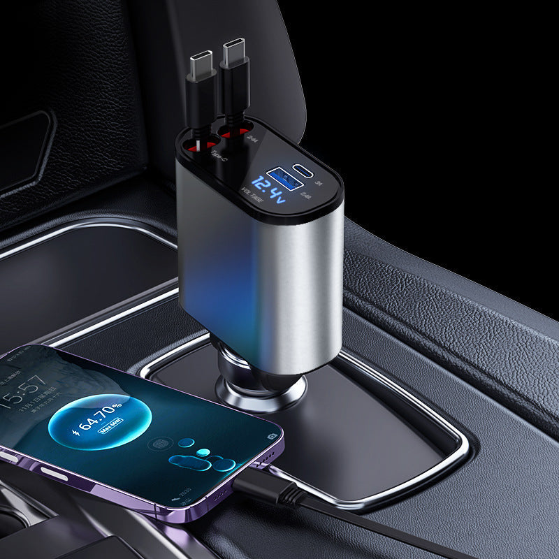 VoltEdge Telescopic Fast Car Charger