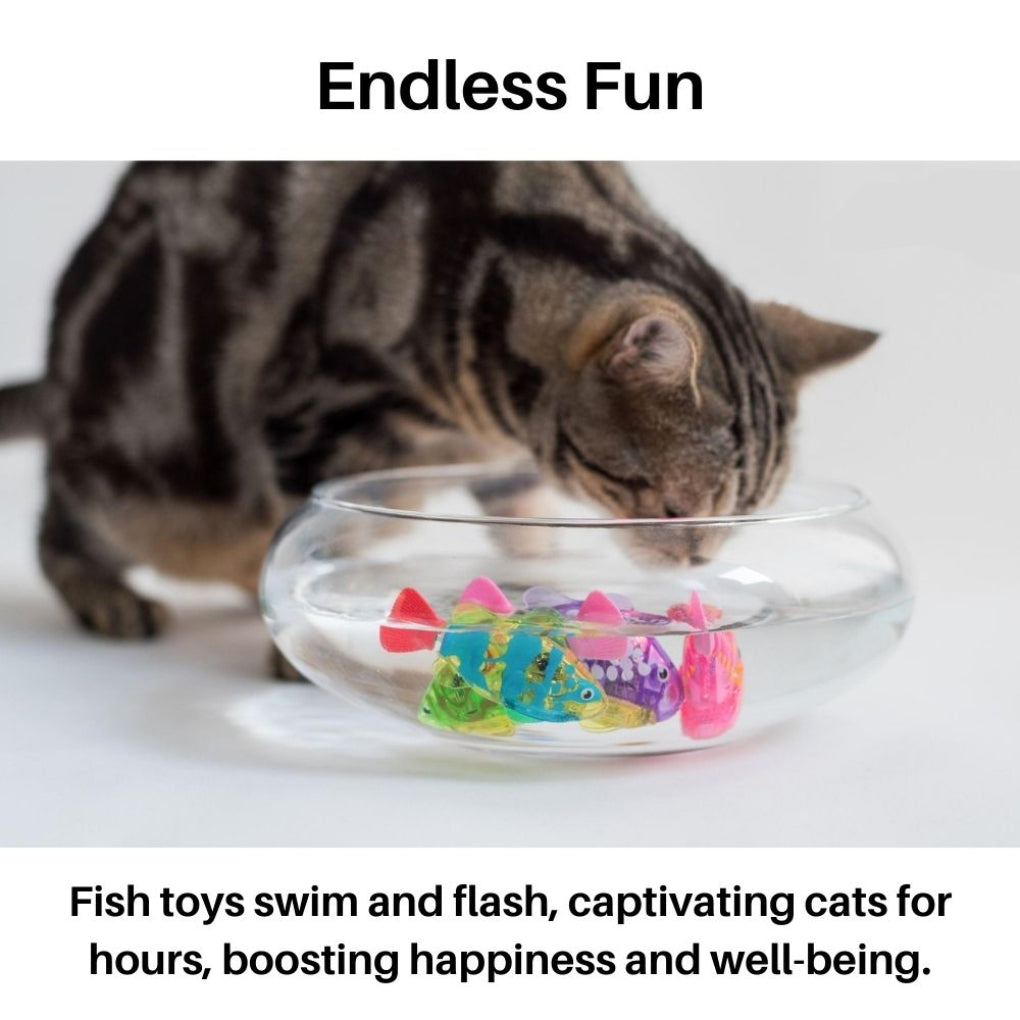 Interactive Cat Toy Set with Realistic Swimming Motion and Light – Best Cat Toys for Active Play-4