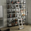 14 in 1 Multi-Purpose Aluminum Alloy Combination Ladder 4.7M/15.5FT Folding Steps Ladders 150kg/330lbs Capacity