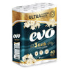 120x Luxury Evo Toilet Rolls 3-Ply