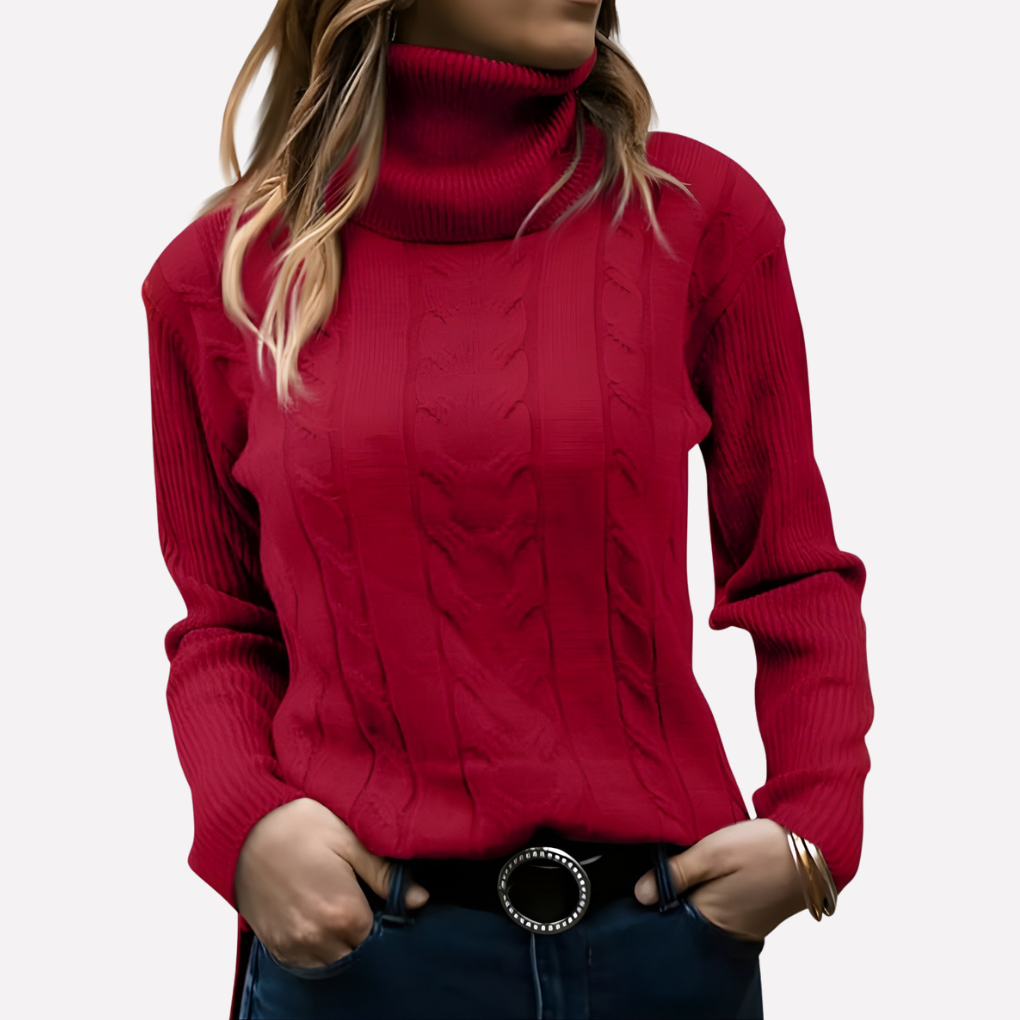 Women’s Turtleneck Pullover – Relaxed Everyday Style