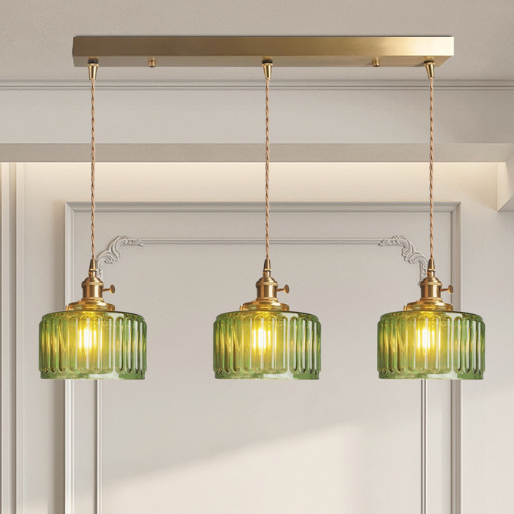 Crystal Chandelier with Adjustable Height in Vintage Style