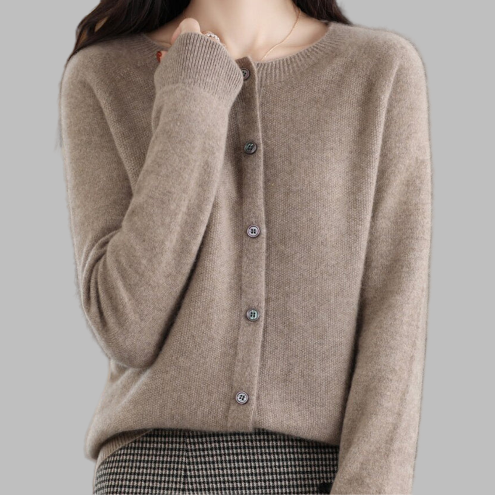 Women’s O-Neck Cardigan