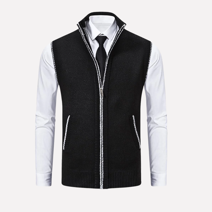 Men’s Vest with Zip Front