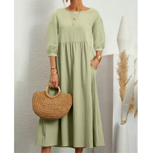 Isabelle – Women's Elegant Smocked Summer Dress | Midi