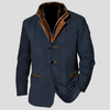 Men’s Retro Contrast Collar Jacket