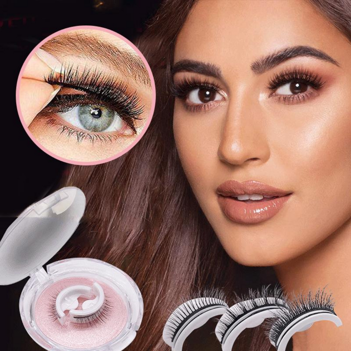 LashCouture Glue-Free Adhesive Lashes | Self-Adhesive, Reusable, Natural-Look Lashes