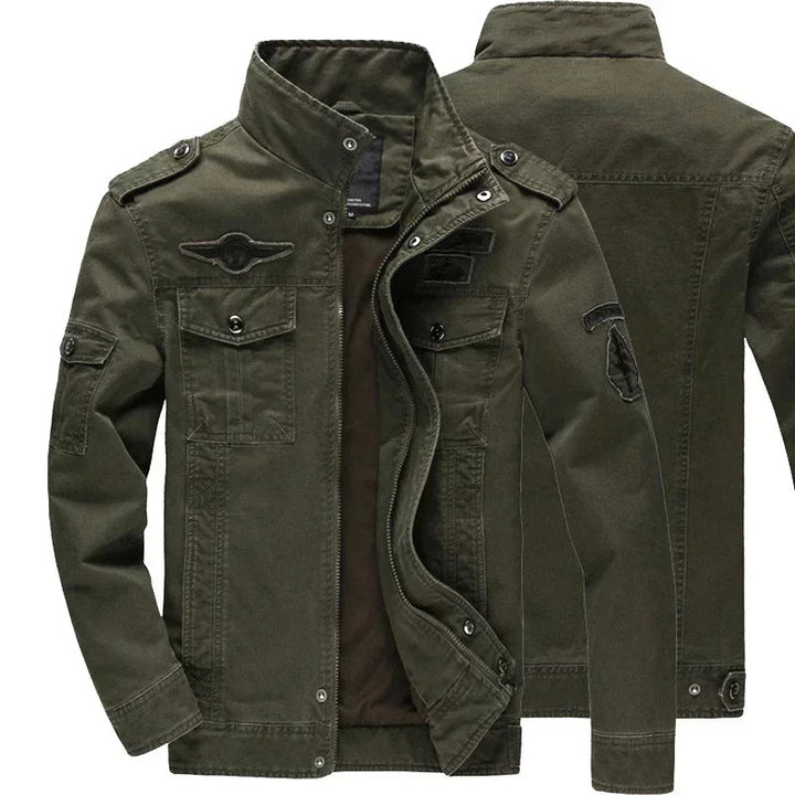 Men's Mid-Season Military Jacket – Rugged Style &amp; Everyday Functionality