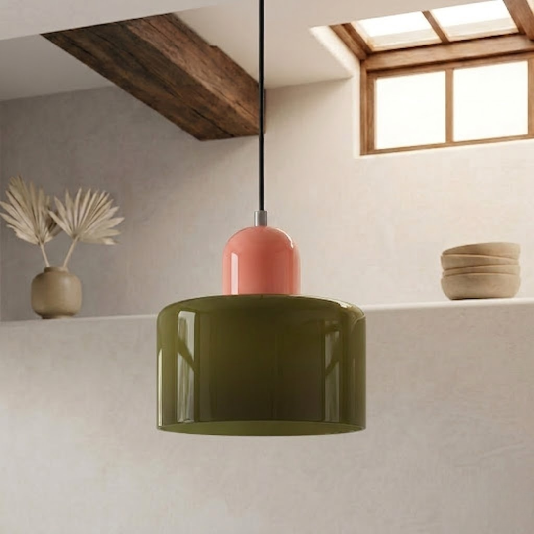 Ring Pendant Light with Extended Halo Design