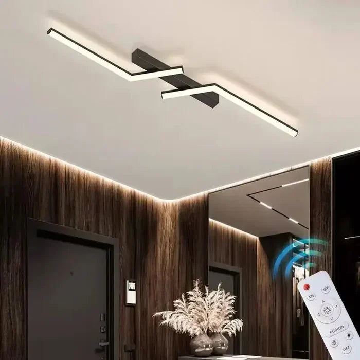 Modern LED Ceiling Lamp – Geometric Light