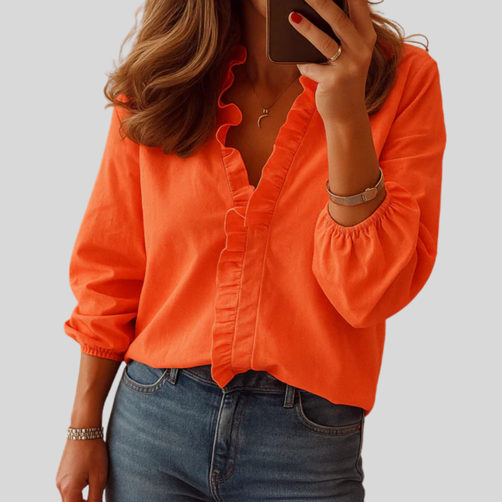 Chic Ruffle Blouse