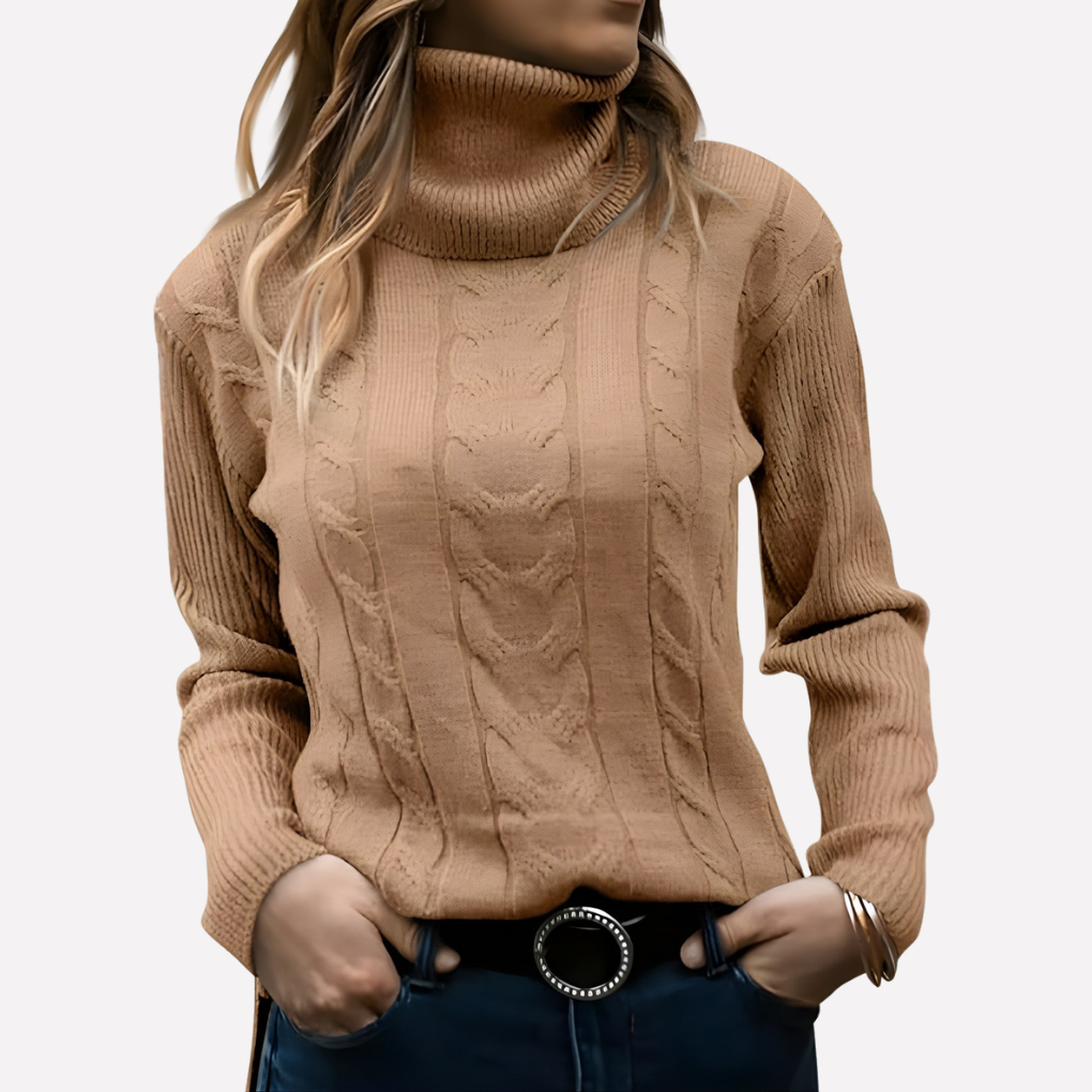 Women’s Turtleneck Pullover – Relaxed Everyday Style