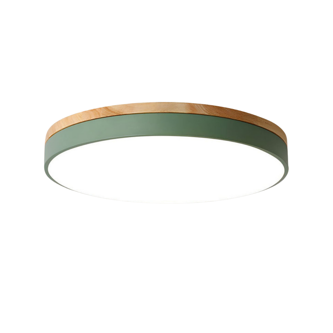 Round Disc Ceiling Light – Flat, Flush-Mounted Light