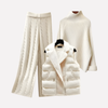 Women’s Turtleneck, Trousers, and Padded Vest