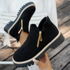 Stylish Ankle Boots with Double Zip