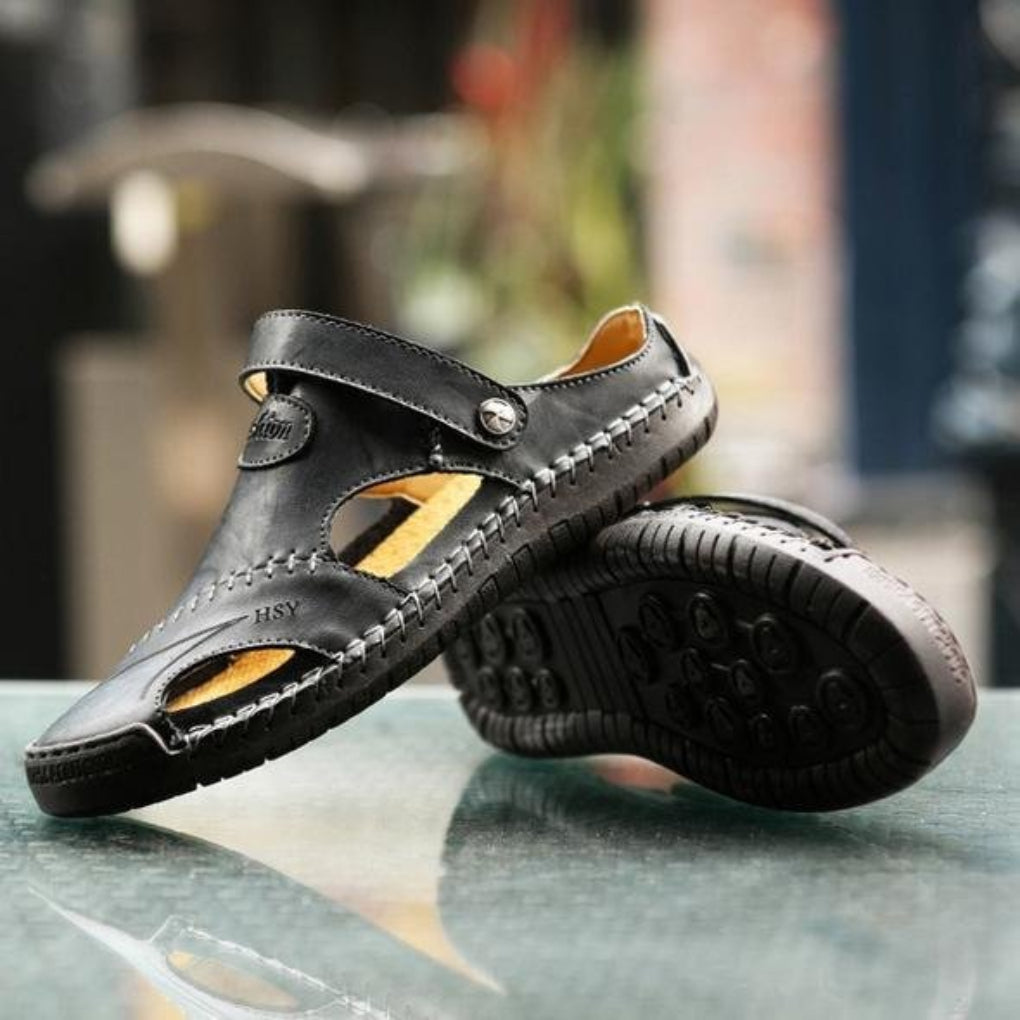 Men’s Breathable Leather Sandals