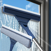 2-in-1 Window Squeegee with Scrubber – Clario