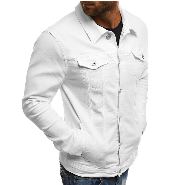 Men's Denim Summer Jacket – Lightweight Style for Warm-Weather Days